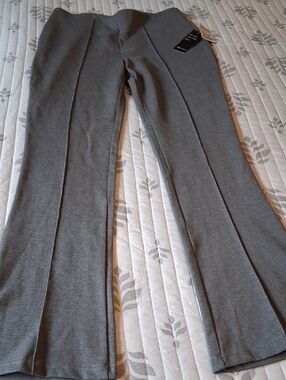 Marshalls Charcoal Gray Knit Flare Pants